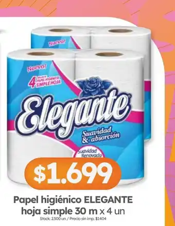 Elegante papel higiénico