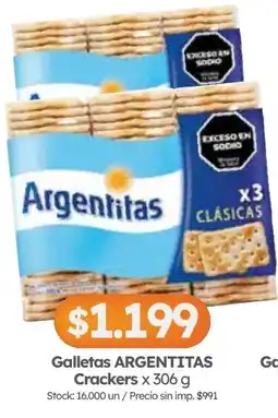 Cordiez Argentitas crackers oferta
