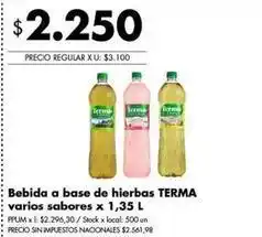 Disco Terma - bebida a base de hierbas oferta