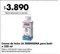 Disco Crema para batir oferta