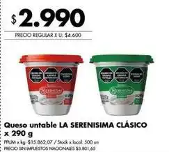 Disco Queso untable clásico oferta