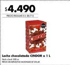 Disco Cindor - leche chocolatada oferta