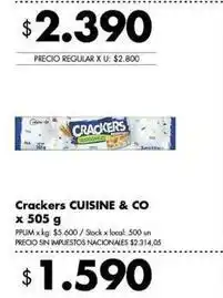 Disco Crackers oferta