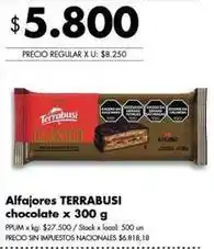 Disco Terrabusi - alfajores chocolate oferta