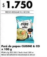 Disco Puré de papas oferta