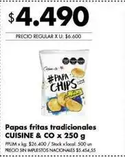 Disco Papas fritas tradicionales oferta