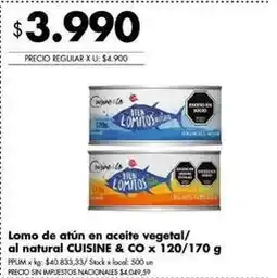 Disco Lomo de atún en aceite vegetal oferta