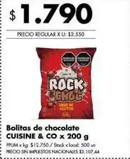 Disco Bolitas de chocolate oferta