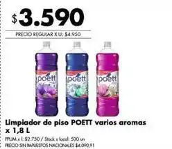 Disco Poett - limpiador de piso oferta