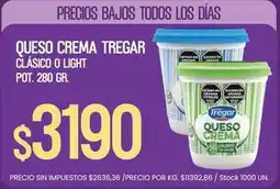 Supermercados Vea Tregar - queso crema oferta