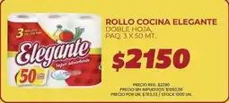 Supermercados Vea Elegante - rollo cocina doble hoja oferta