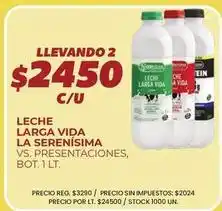 Supermercados Vea La serenísima - leche larga vida oferta