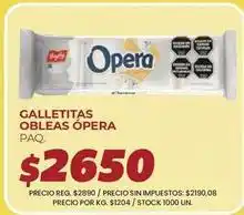 Supermercados Vea Opera - galletitas obleas oferta