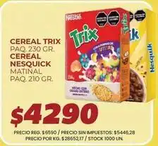 Supermercados Vea Trix - cereal trix oferta