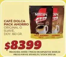 Supermercados Vea Nescafé - café dolca pack ahorro oferta