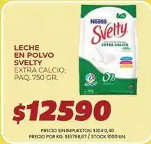 Supermercados Vea Svelty - leche en polvo extra calcio oferta