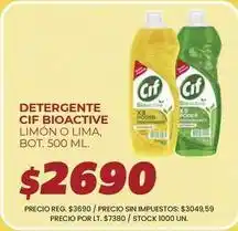 Supermercados Vea Cif - detergente bioactive oferta