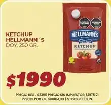 Supermercados Vea Hellmann's - ketchup oferta