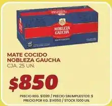 Supermercados Vea Nobleza gaucha - mate cocido oferta