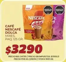 Supermercados Vea Nescafé - café dolca mixes oferta