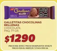 Supermercados Vea Chocolinas - galletitas chocolinas rellenas oferta