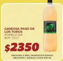 Supermercados Vea Paso de los toros - gaseosa pomelo oferta