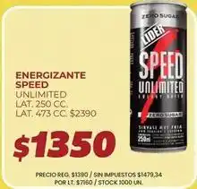 Supermercados Vea Lider - energizante speed unlimited lat oferta