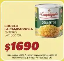 Supermercados Vea La campagnola - choco entero oferta