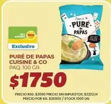 Supermercados Vea Vea - puré de papas oferta