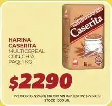 Supermercados Vea Caserita - harina multicereal con chia oferta
