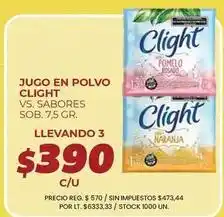 Supermercados Vea Clight - jugo en polvo oferta