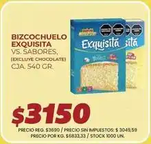 Supermercados Vea Exquisita - bizcochuela exquisita oferta