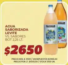 Supermercados Vea Levité - agua saborizada oferta