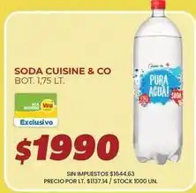 Supermercados Vea Cuisine - soda oferta