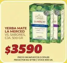 Supermercados Vea La merced - yerba mate oferta