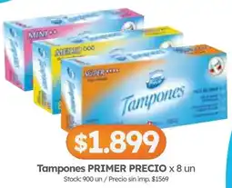 Cordiez Primer precio tampones oferta