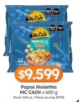 Cordiez McCain papas noisettes oferta