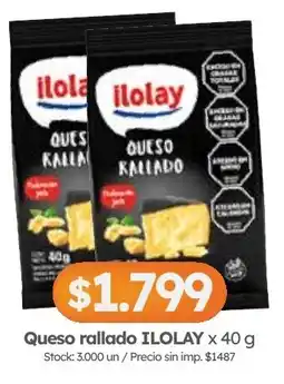 Cordiez Iolay queso rallado oferta
