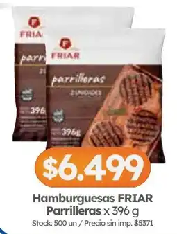 Cordiez Friar hamburguesas parrilleras oferta