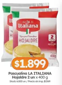 Cordiez La italiana hojaldre oferta