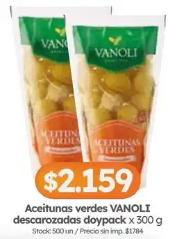 Cordiez Vanoli aceitunas verdes oferta