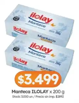 Cordiez Ilolay manteca oferta
