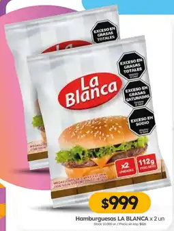 Cordiez La blanca hamburguesas oferta