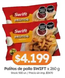 Cordiez Swift palitos de pollo oferta