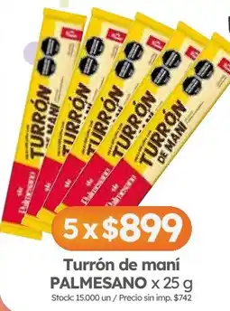 Cordiez Palmesano turron de mani oferta