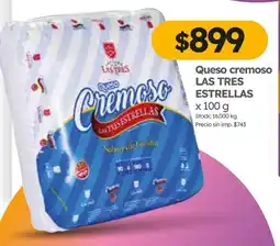 Cordiez Las tres estrellas queso cremoso oferta