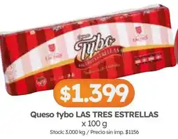 Cordiez Tybo queso las tres estrellas oferta