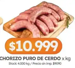 Cordiez Chorizo puro de cerdo oferta