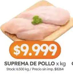 Cordiez Suprema de pollo oferta