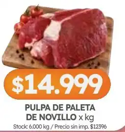 Cordiez Pulpa de paleta de novillo oferta